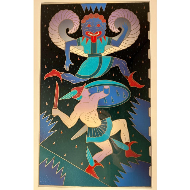 Contemporary 1985 Medusa Screenprint Signed Poster by McRay Magleby For Sale - Image 3 of 9