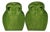 Blenko Glass Owl Bookends Pair Green Emerald Joel Myers 7” Vintage MCM 1960s M4. For Sale