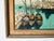 Teal 1960's Mid-Century Villard European Coastal Harbor Impressionist Oil Painting – Framed For Sale - Image 8 of 12