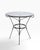 Late 20th Century 3 Pc. Wrought Iron Garden Patio Poolside Cafe Bistro Set For Sale - Image 11 of 15