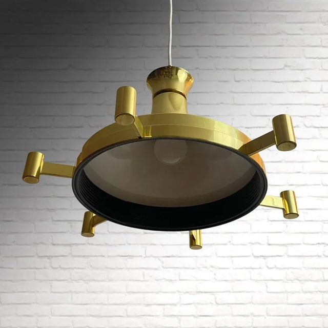 Mid-Century Modern Pendant Lamps from Fagerhults Belysning, Sweden, 1960s, Set of 2 For Sale - Image 6 of 9