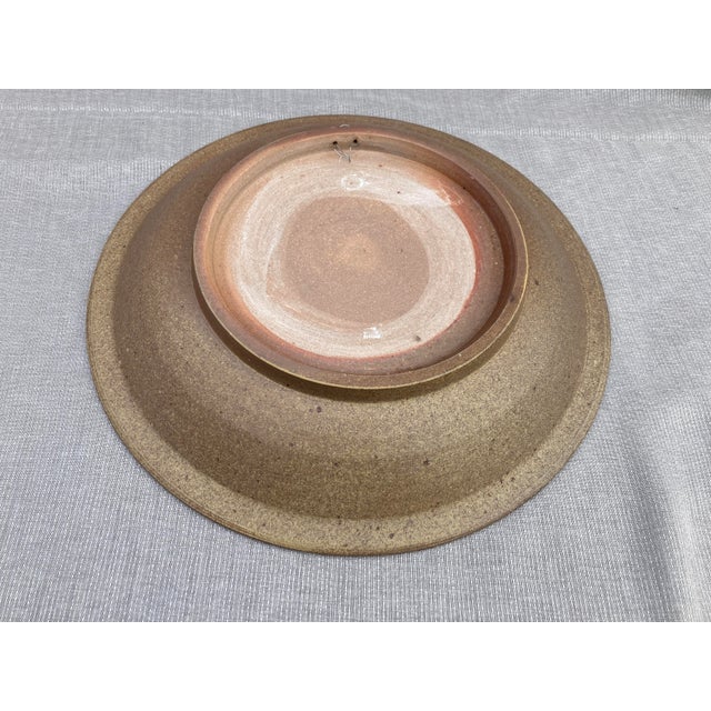 Contemporary Bird Stoneware Pottery Bowl For Sale - Image 11 of 12