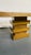 Chestnut Modern Oak Double Pedestal Base Dining / Conference Table, Geometric Design For Sale - Image 8 of 13