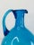 1960s Vintage 1960s Blue Glass Jug For Sale - Image 5 of 7