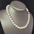 Traditional Akoya Pearl Diamond Necklace 16" 18k Gold 10 mm Certified For Sale - Image 3 of 11