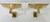 1980s Postmodern Pierre Disderot Verre Lumiere French Gold Wall Lamps - a Pair For Sale In New York - Image 6 of 13