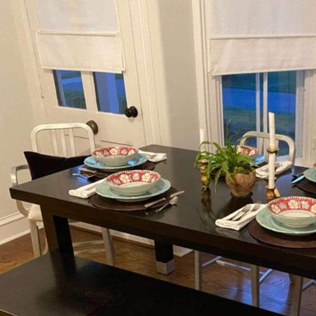 1990s Emeco Brushed Aluminum Armchairs, Pair For Sale - Image 6 of 6