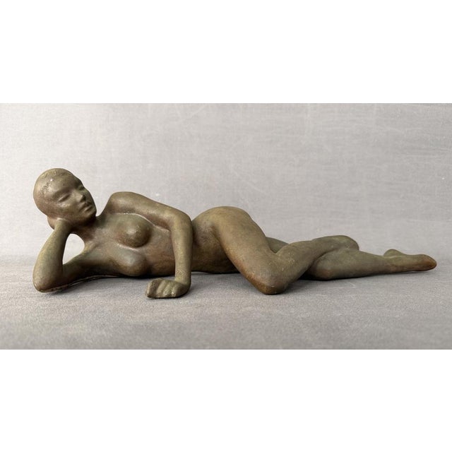 Brown George Zaro Tudzarov, Female Nude, 1996, Raku Ceramic For Sale - Image 8 of 8