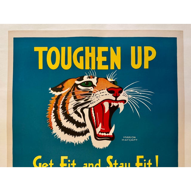 This is it - the original Toughen Up WWII poster - one of the rarest, sought-after and oft-replicated posters of the WWII...