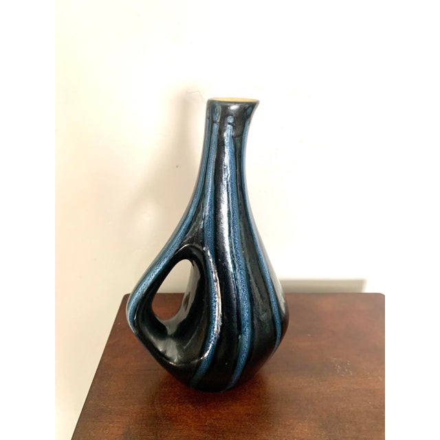 Found in Hungary at an estate sale, this mid century modern studio vase is from the country’s Communist era, circa 1960-s....
