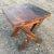 Late 19th Century Reclaimed Teak Wood End Table From Antique Vessel For Sale - Image 5 of 13
