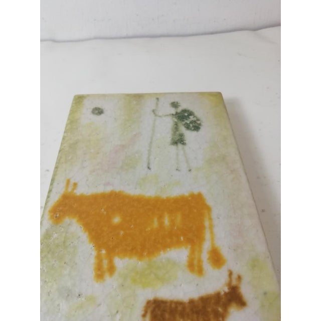 Ceramic Ceramic Plate by Aldo Londi for Bitossi, Italy, 1960s For Sale - Image 7 of 11