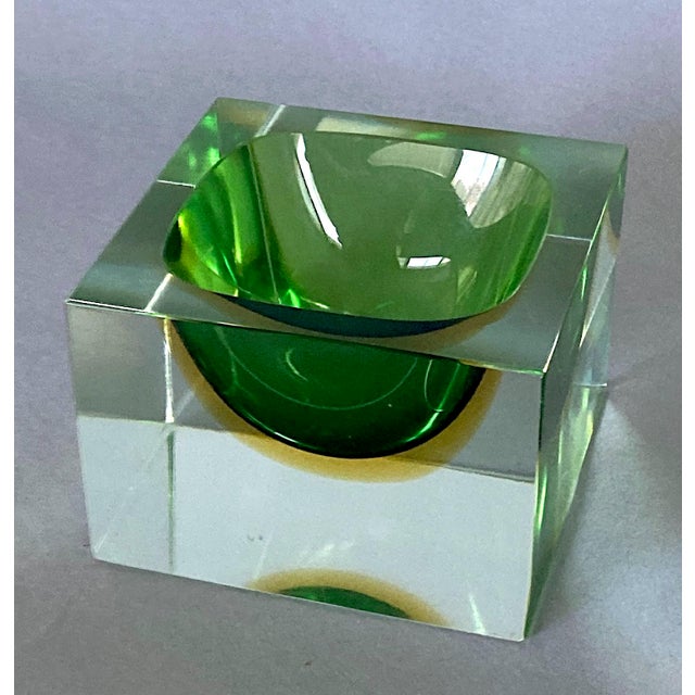 Mid-Century Modern 1970s Striking Murano Art Glass Vide Poche, McM, Possibly by Flavio Poli for Seguso For Sale - Image 3 of 3