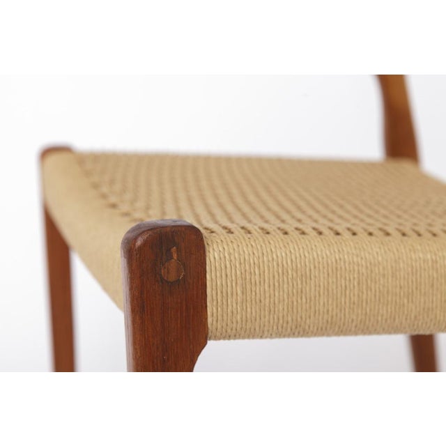 Vintage **Niels O. Møller** armchair, **Model 55**, designed in Denmark and dating from the **1950s**. **Only 1 chair...