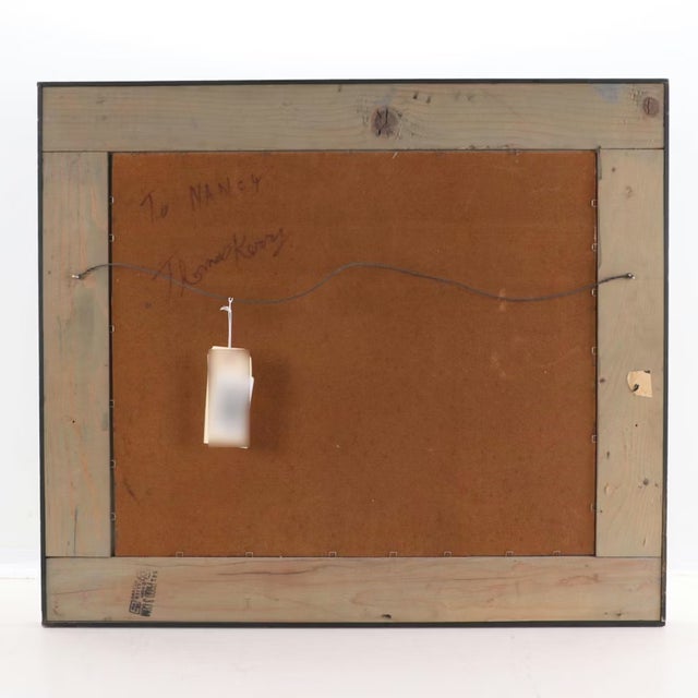 Paint Late 20th Century Thomas Kerry Rural Landscape Oil Painting Framed Original For Sale - Image 7 of 9