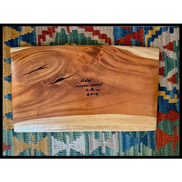 Contemporary Vintage 2002 Mora Sculptural "Wave" Centerpiece Art Platter. For Sale - Image 3 of 8