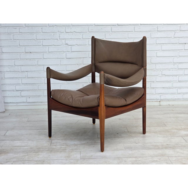 Danish Modus Highback Armchair by Kristian Vedel for Søren Wiladsen, 1974 For Sale - Image 18 of 18