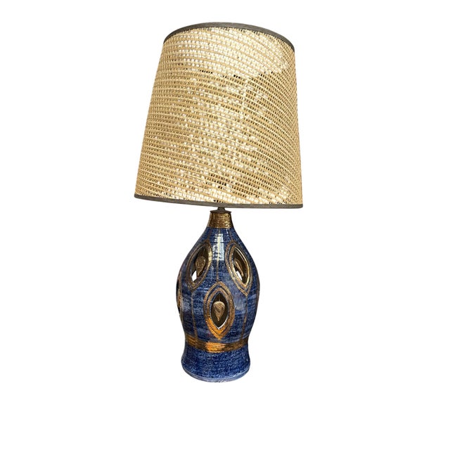 Ceramic Ceramic Lamp by Georges Pelletier for Vallauris, 1970 For Sale - Image 7 of 10