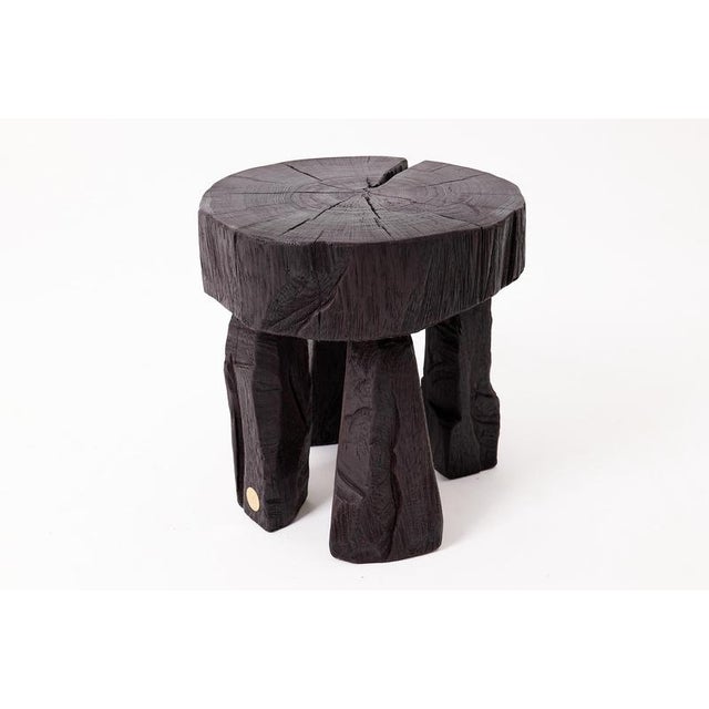 Sculptural Side Table by Logniture For Sale - Image 11 of 16