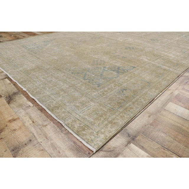 Antique Persian Tabriz Rug, 07'11 X 13'02 For Sale In Dallas - Image 6 of 9