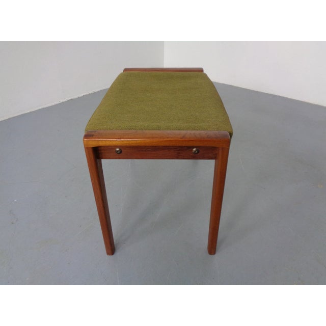 Vintage Teak Ottoman, Sweden, 1960s For Sale - Image 6 of 12