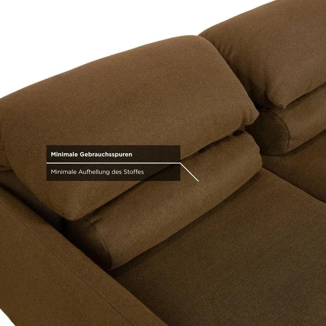 Cor Avalanche Fabric Set, Three-Seater, Two-Seater, Brown, Bronze, Red, Manual Function, Sofa, Couch, Set of 2 For Sale - Image 17 of 18