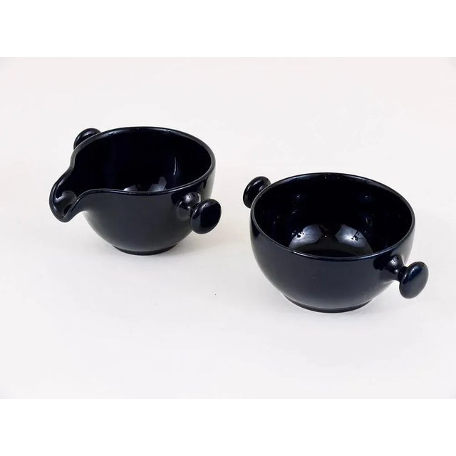 Zen Tea Set and Plates in Stoneware by Luigi Colani for Friesland, Germany, 1970s, Set of 25 For Sale - Image 6 of 11
