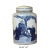 Chinese Blue White Ceramic Fok Lok Shou Graphic Container Urn Jar For Sale In San Francisco - Image 6 of 7
