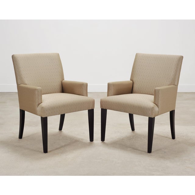 Set of Twelve A. Rudin No. 442 Upholstered Dining Armchairs For Sale - Image 11 of 18