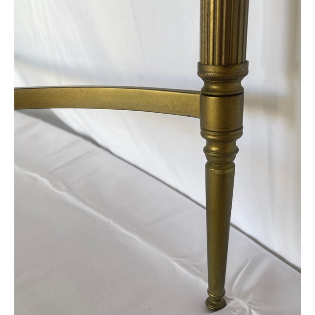 Black Glass & Gallery Cocktail Table Attributed to Maison Jansen, 1940 For Sale - Image 16 of 18