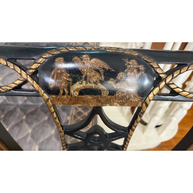 Set of 4 Late 1960s Interior Crafts Inc. Regency Style Armchairs For Sale - Image 10 of 12