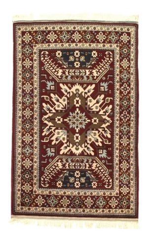 1970s Vintage Afghan Tekkeh Rug - 3′11″ × 6′3″