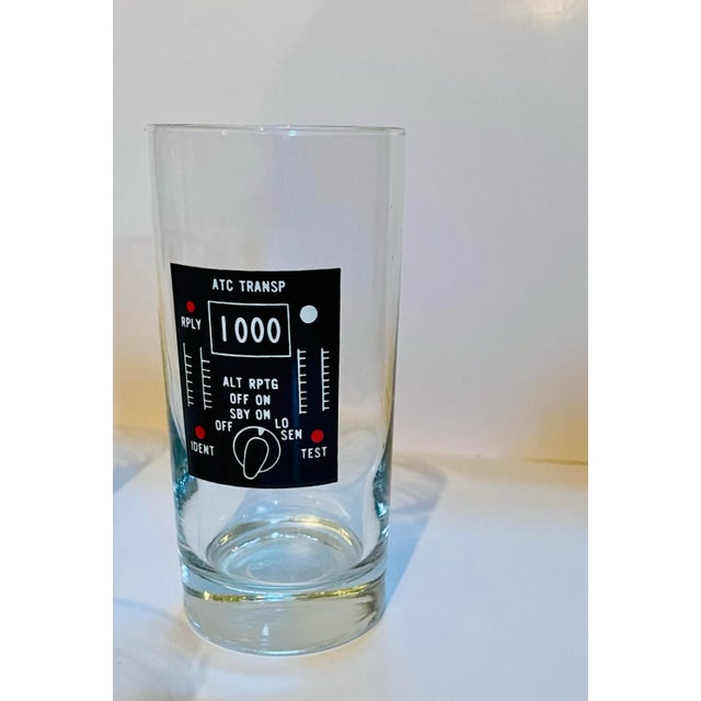 Mid 20th Century Aviation Glasses- Set of Six For Sale In Jacksonville, FL - Image 6 of 7