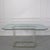 Charles Hollis Jones Charles Hollis Jones Lucite and Brass Dining Table For Sale - Image 4 of 8