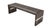 "Galeone" Bench With Stainless Steel, Walnut and Bronze Details For Sale - Image 4 of 9