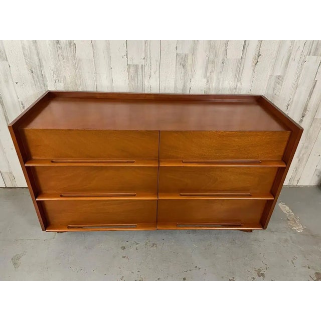Mid-Century Modern 1970s Edmond J. Spence 6 Drawer Dresser For Sale - Image 3 of 12