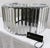 Eichholtz Infinity Crystal Glass Rods Wall Lamp For Sale - Image 4 of 10