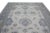 Blue Floral Design Handwoven Wool Modern Turkish Oushak Rug 9'9" X 13'2" For Sale - Image 4 of 8