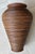Burnt Umber Late 20th-Century Gabriella Crespi-Style Pencil Reed Rattan Pithos-Shape Floor Vase For Sale - Image 8 of 18