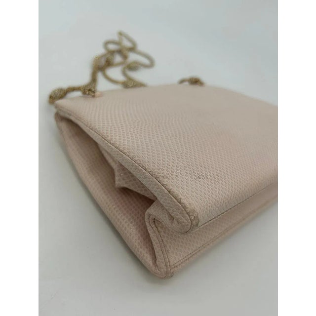 Judith Leiber Pink Lizard Crystal Strap Bag For Sale - Image 12 of 12