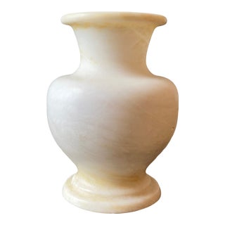 Vintage Petite Alabaster Vase For Sale