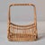 Mid-Century Modern Mid-Century Italian Albini-Style Bamboo Magazine Basket For Sale - Image 3 of 11