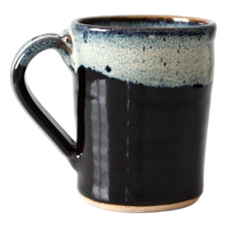 Vintage Rustic Studio Pottery Mug For Sale