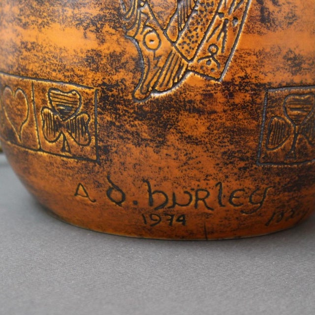 Vintage Ceramic Table Lamp by Jacques Blin, 1970s For Sale - Image 16 of 18