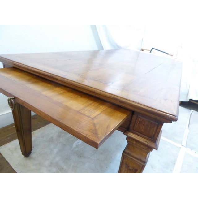 19th Century Italian Walnut Dining Table For Sale - Image 4 of 5