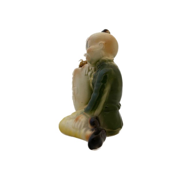 Chinoiserie 1990s Royal Copley Figure Planter For Sale - Image 3 of 5
