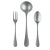This Vintage 3-Piece Serving set includes a Serving Fork, Serving Spoon, and Ladle. The Vintage Collection by Mepra....