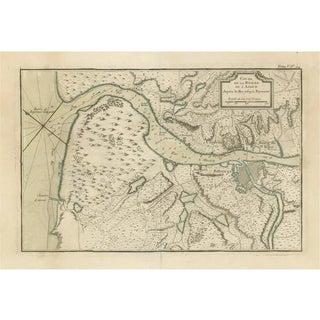 Antique Map of the Adour River, 1764 For Sale