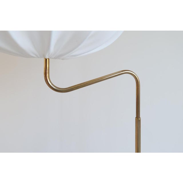 Metal Mid-Century Modern Brass Floor Lamp from Bergboms, Sweden, 1970s For Sale - Image 7 of 11