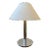 1990s Glashutte Limburg Modernist Metal and Glass Table Lamp For Sale